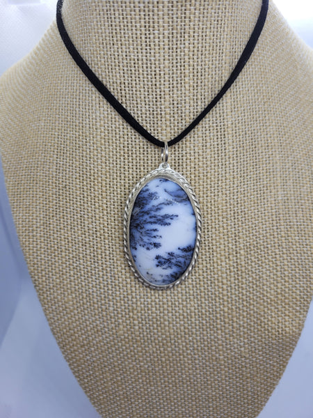 Dendritic Opal Pendant